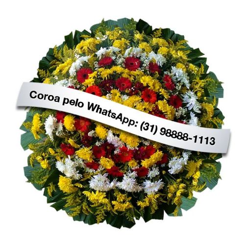 Coroa de flores Parque Renascer Contagem floricultura entrega coroas de flores velório e cemitério Contagem Mg 707335