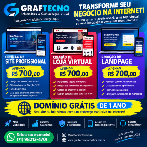 Criação de site profissional loja virtual landpage 787836