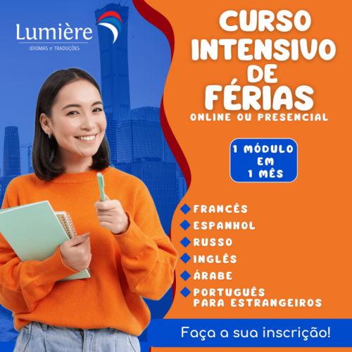 Curso de idiomas Intensivo online ou Presencial 735803