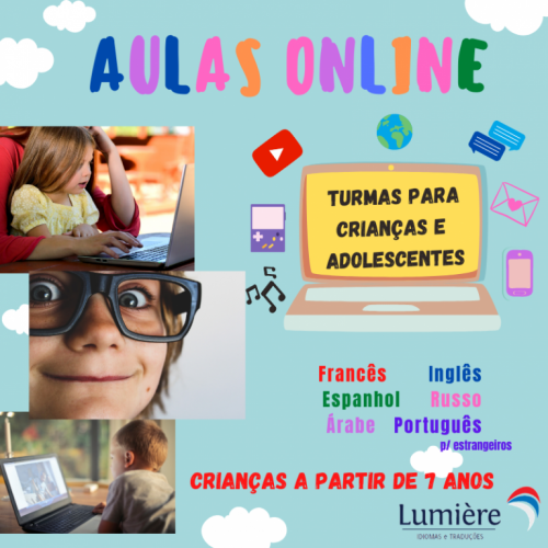 Curso de idiomas para Crianças Online ou Presencial  569576