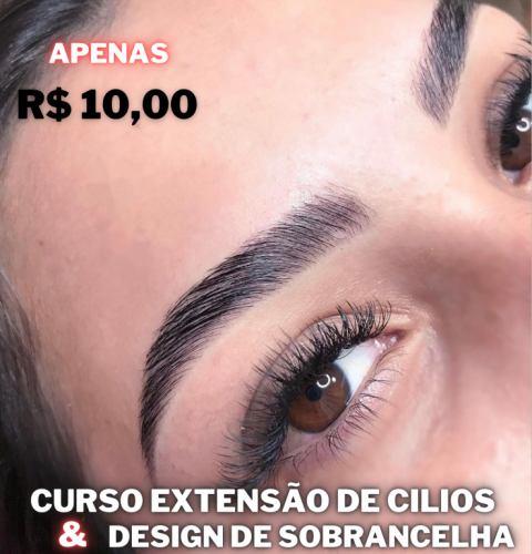 Curso Extensão de Cílios e Design de Sobrancelhas  764406