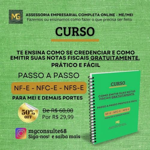 Curso emissão de notas fiscal. 758258
