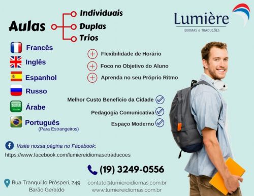 Curso particular de idiomas online ou Presencial 531914