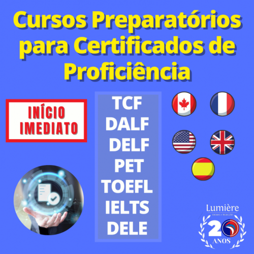 Cursos Preparatórios Para Provas de Proficiência  576322