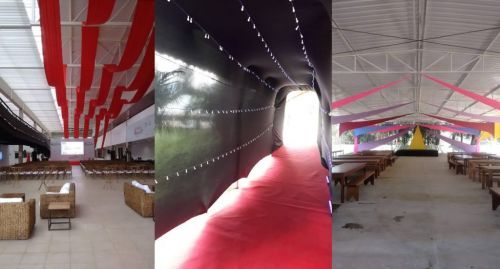 Decoração Cenográfica com Lycra  Eventos Shows Feiras e Corporativos 776965