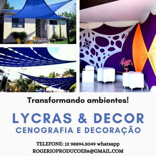 Decoração Cenográfica com Lycra  Eventos Shows Feiras e Corporativos 776968