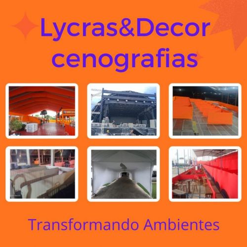 Decoração com lycra tensionada para festas em geral 772149