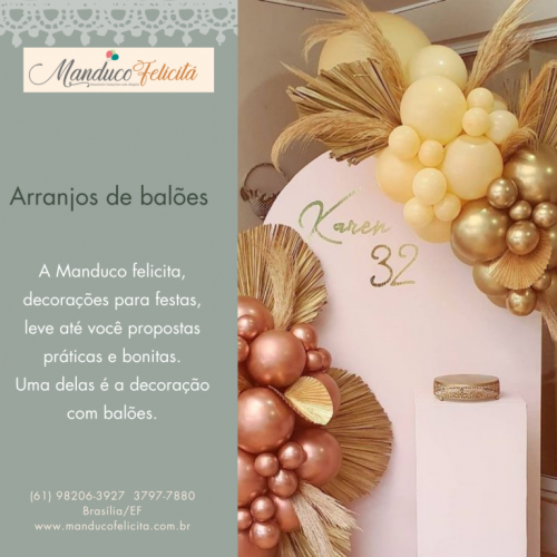 Decoração para Festas com Balões em Brasíliadf 739123