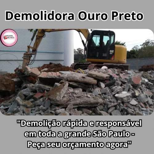 Demolidora em São Paulo - Demolição de casas  668488