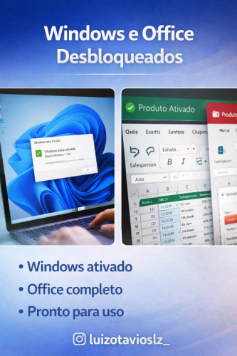 Desbloqueio de Windows e office 772484