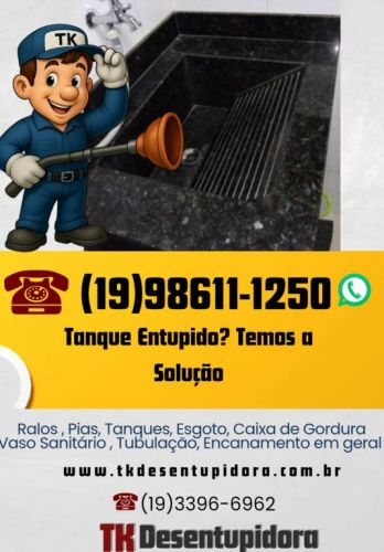 Desentupidora de Caixa de Gordura em Campinas - Limpeza e Desentupimento de Caixa de Gordura 193396-69662  750885
