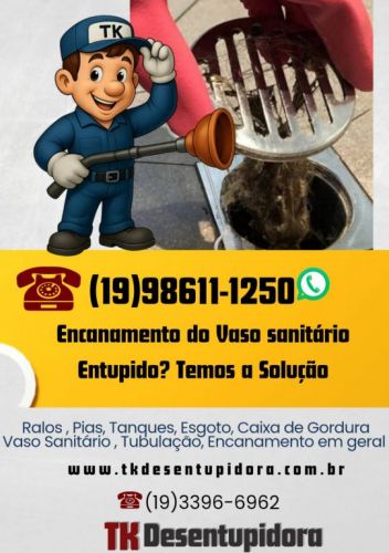 Desentupidora de Caixa de Gordura em Campinas - Limpeza e Desentupimento de Caixa de Gordura 193396-69662  750887
