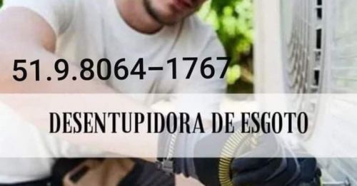 Desentupidora de cano de esgoto em Canoas 51.98064.1767 Whatsapp  608554