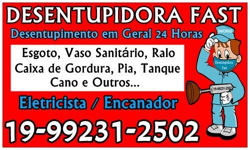 Desentupidora e Encanador no Mansões Santo Antonio em Campinas 19-992312502 Desentupidor de Esgoto  621806
