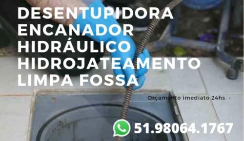 Desentupidora e Limpa Fossa e Esgoto 51.98064.1767 Whatsapp  596287