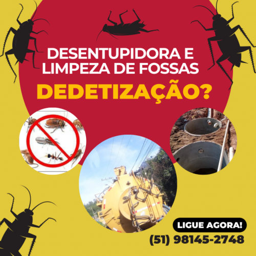 Desentupidora e Limpeza de Fossas em Taquara Rs 5198145-2748 Whatsapp Atendimento imediato 24hs  744952