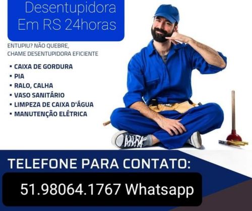 Desentupidora em Canoas Serviços 24hs Limpeza de Esgotos  613596