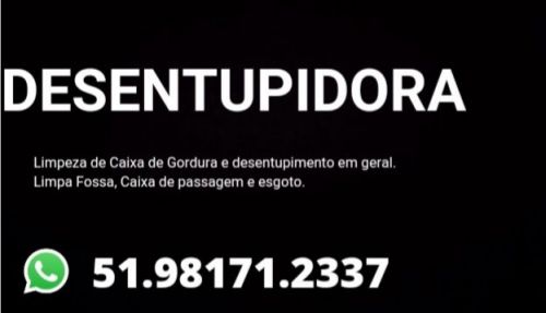 Desentupidora em Porto Alegre e Regiões Metropolitanas  588623