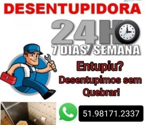 Desentupidora em Santa Fé Gravataí e todos outros bairros  604192