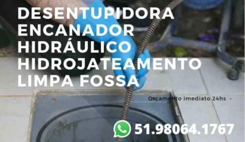 Desentupidora Encanador e Hidráulico em Porto Alegre Rs  596276