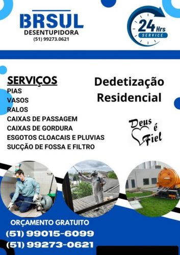 Desentupidora Esgotos Niterói canoas 51 99015.6099 747547