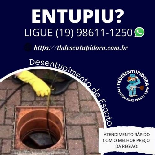 Desentupidora Jardim Aurélia Campinas Desentupimento 24 horas Melhor Preço da Região 630877