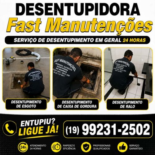 Desentupidora no Jardim Aurélia em Campinas 19-99231-2502 Desentupidora Fast Manutenções em Campinas. 785603 Desentupidora no Jardim Aurélia em Campinas 19-99231-2502 Desentupidora Fast Manutenções em Campinas. 785603