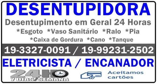 Desentupidora no Parque Industrial em Campinas 19-33270091 Desentupidor Parque Industrial em Campinas 611540