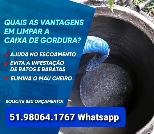 Desentupimento de Colunas Esgoto Pluvial e Cloacal Limpeza de Fossa  613573