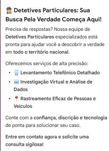 Detetive Particular a busca pela verdade dos fatos  767142