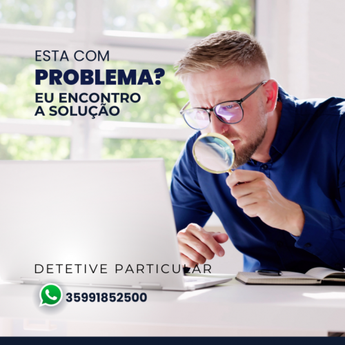 Detetive Particular Moraes  duvidas no relacionamento? 735101