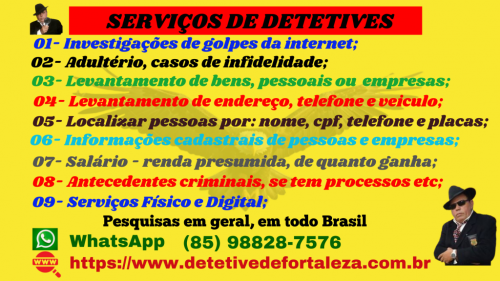 Detetives do Ceara 85 99106-7874 732897
