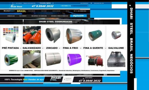 Dhabi Steel - Bobinas Galvalume e Pré-pintadas 752941