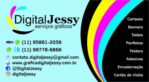 Digital Jessy - Serviços Gráficos - Em Jabaquara Interlagos Grajaú Sesc  Santo Amaro Sabará Av. Santa Catarina 579107