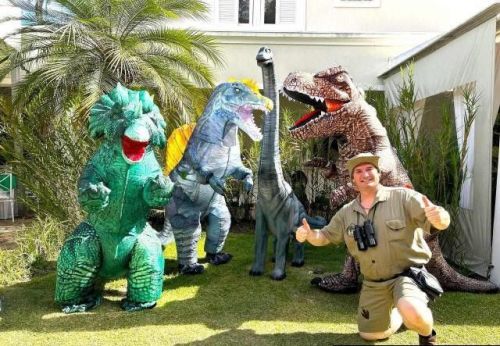 Dinossauro personagens vivos cosplay Festa infantil 786931