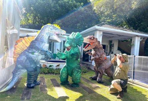 Dinossauro personagens vivos cosplay Festa infantil 786933