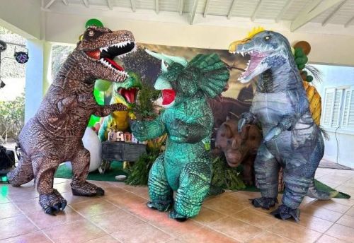 Dinossauro personagens vivos cosplay Festa infantil 786934