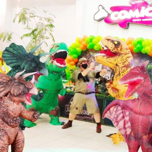 Dinossauros cover turma personagens vivos festa infantil 602272