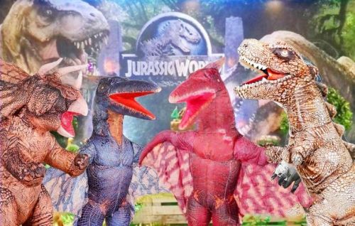Dinossauros cover turma personagens vivos festa infantil 602281