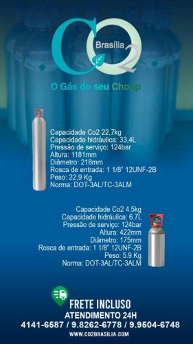Dióxido de Carbono Co₂ Recanto das Emas 760425