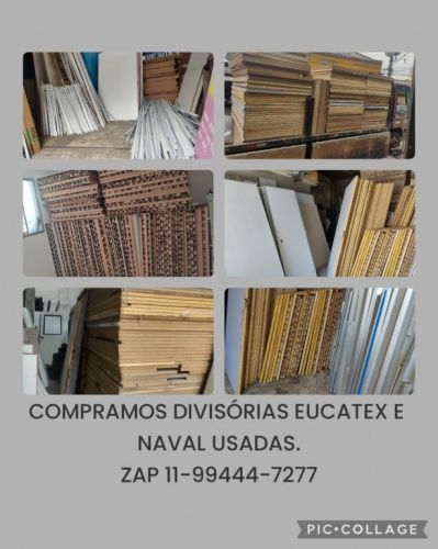 Distribuidora Divisórias Eucatex Usadas Divisórias Escritório Usadas 11-99444-7277  697865