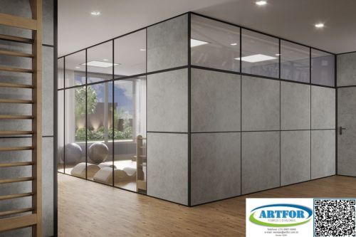 Divisórias Naval para Escritório na Cor Cimento Queimado Lançamento 2026 768282 Divisórias Naval para Escritório na Cor Cimento Queimado Lançamento 2026 768282