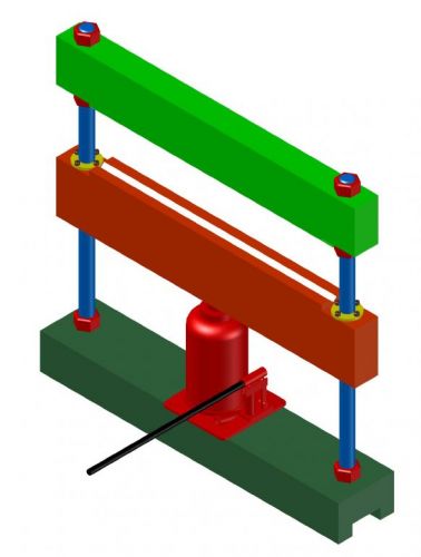 Dobradeira Hidráulica manual de chapas - Projeto 769572