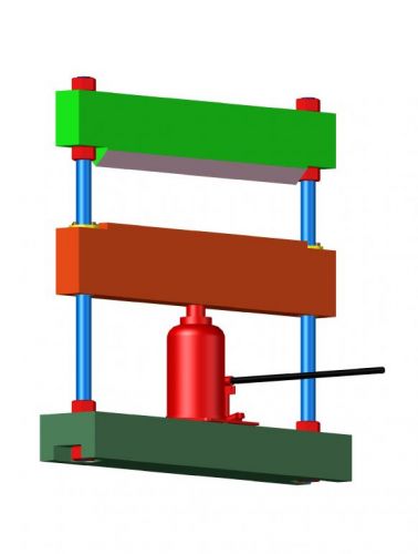 Dobradeira Hidráulica manual de chapas - Projeto 769573