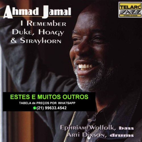 Dois cds do pianista Ahmad Jamal. 677871