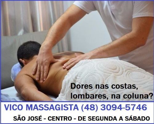Dor na coluna - Massagem - Centro - São José Sc 617572