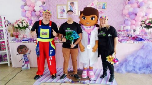Dra Brinquedos personagem vivo cover Festa Infantil 737002