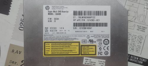 Driver de Dvd Externo Super Multi Dvd Rewriter Hp Model Gu40n Modelo de Notebook com cabo para porta Usb2.03.0 782873