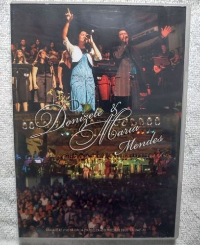 Dvd Música Cristã Donizete  Mª Mendes Ao Vivo Em Cacoal 783861