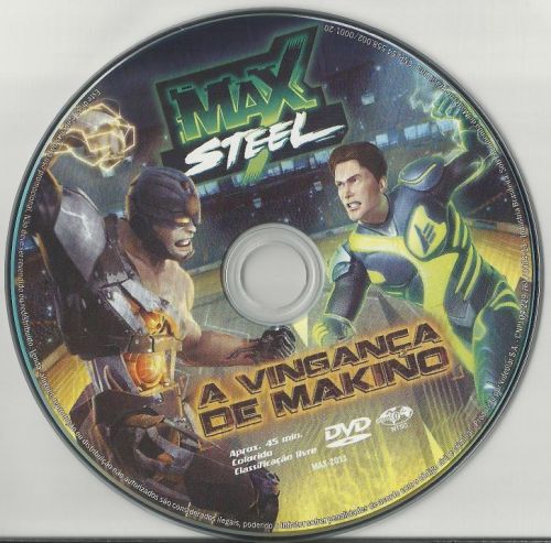 Dvd Original Max Steel a Vingança De Makino - Animação Livre 783879